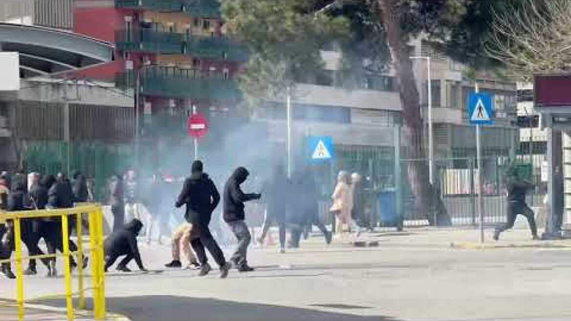 Σοβαρα επεισόδια στη Θεσσαλονίκη (1)