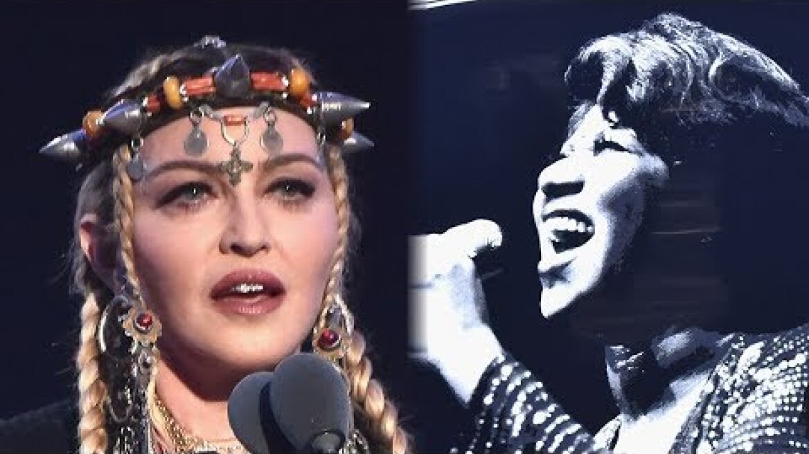 Fans REACT to Madonna's BIZARRE Aretha Franklin Tribute at 2018 VMAs