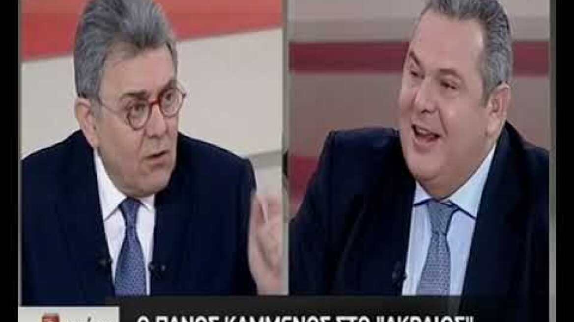 Καμμένος: Δεν περνάει νομοσχέδιο αν δεν φύγουν οι υπουργοί των ΑΝΕΛ