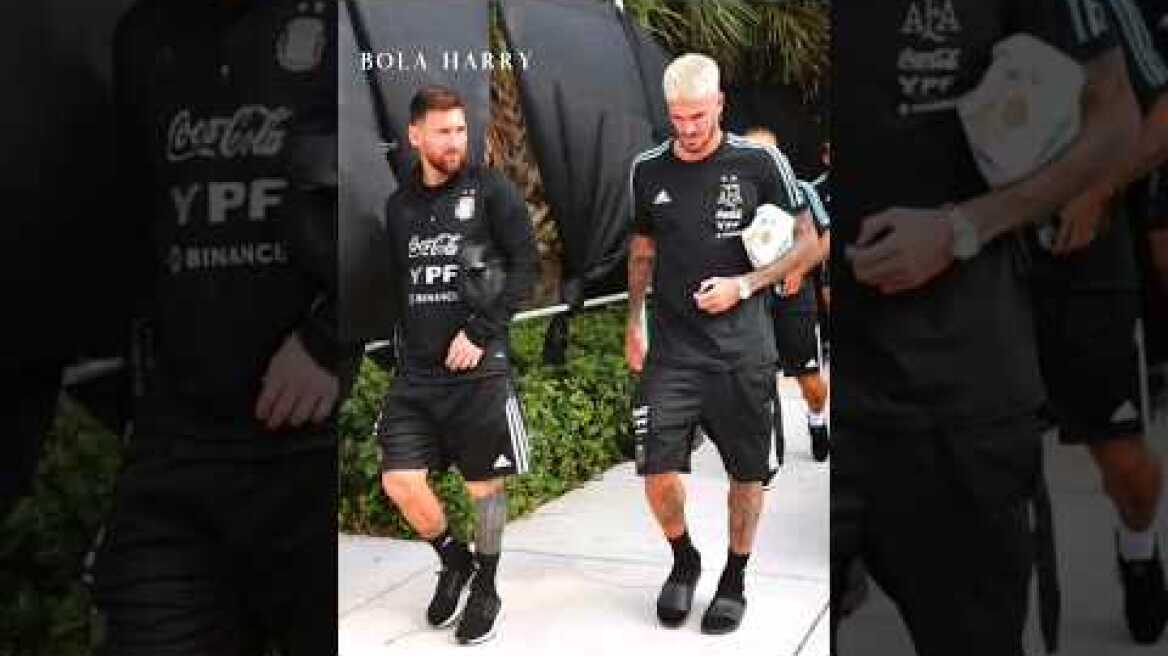 MESSI DAN BODYGUARDNYA "DE PAUL"