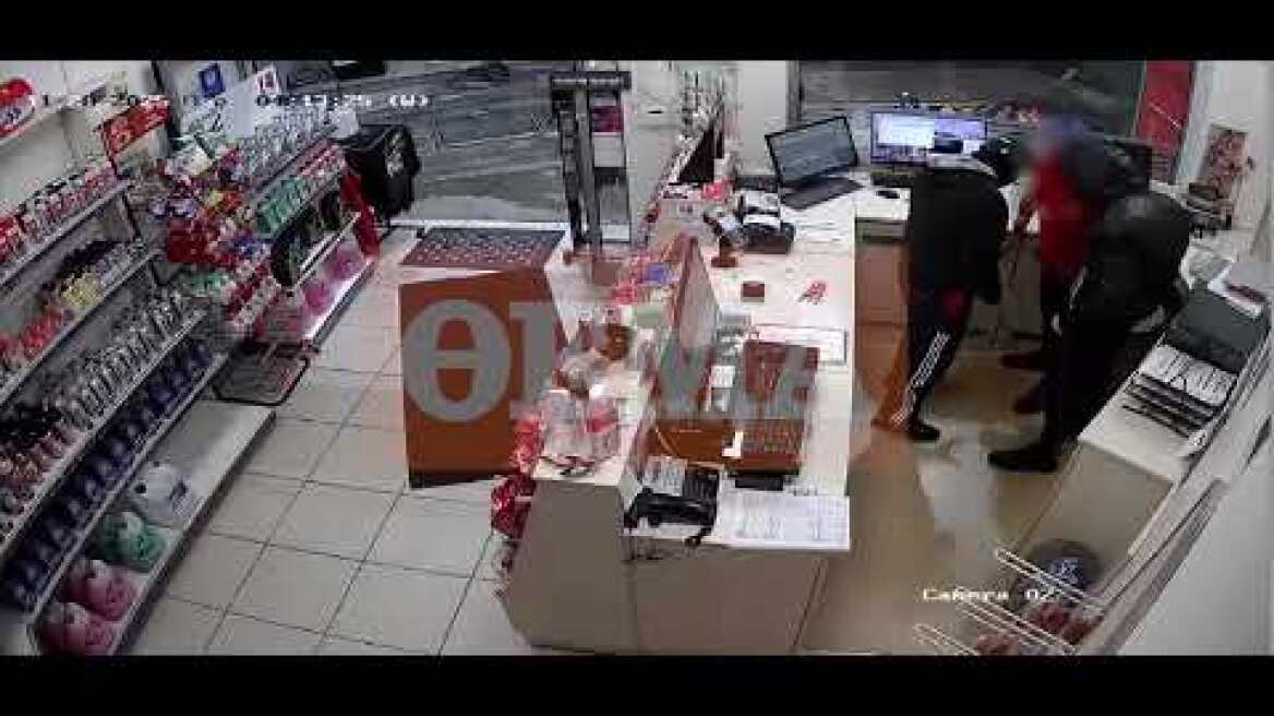 Βίντεο από τις λήστεις σε μίνι μάρκετ και βενζινάδικα στην Αττική (2)