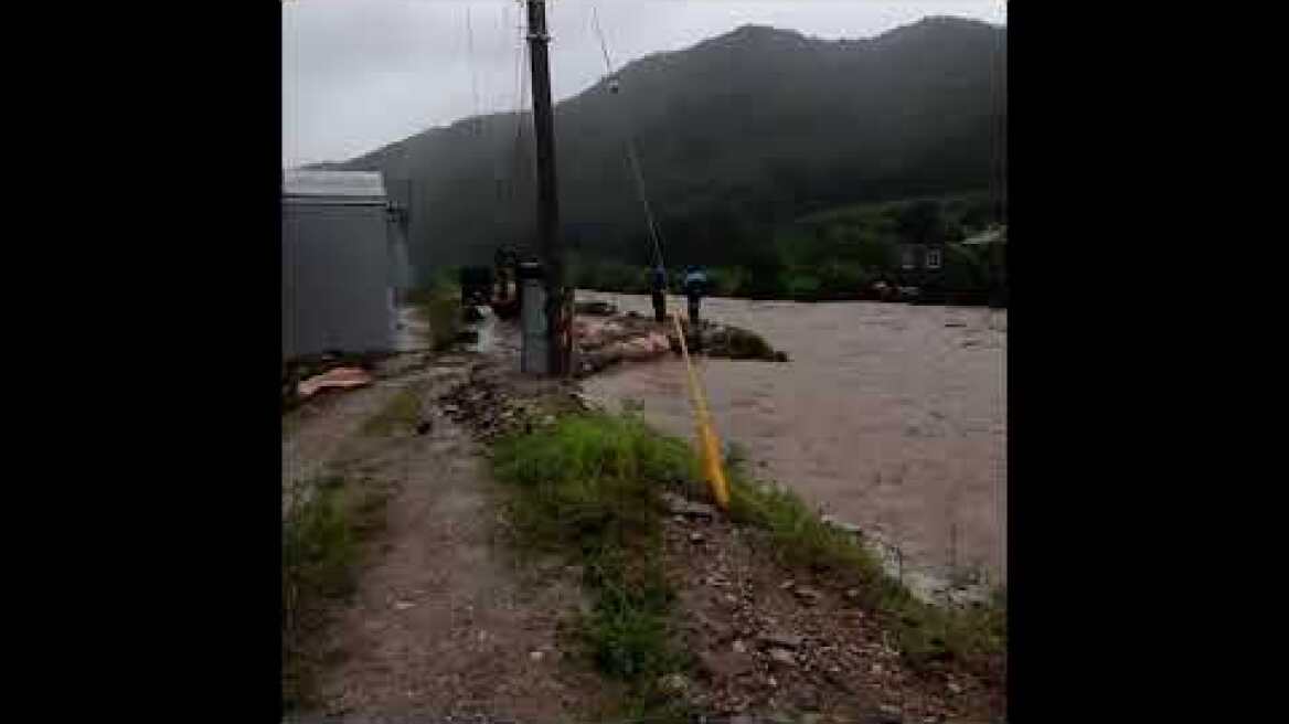 Ο τυφώνας Χάισεν προκαλεί πλημμύρες στη Νότια Κορέα