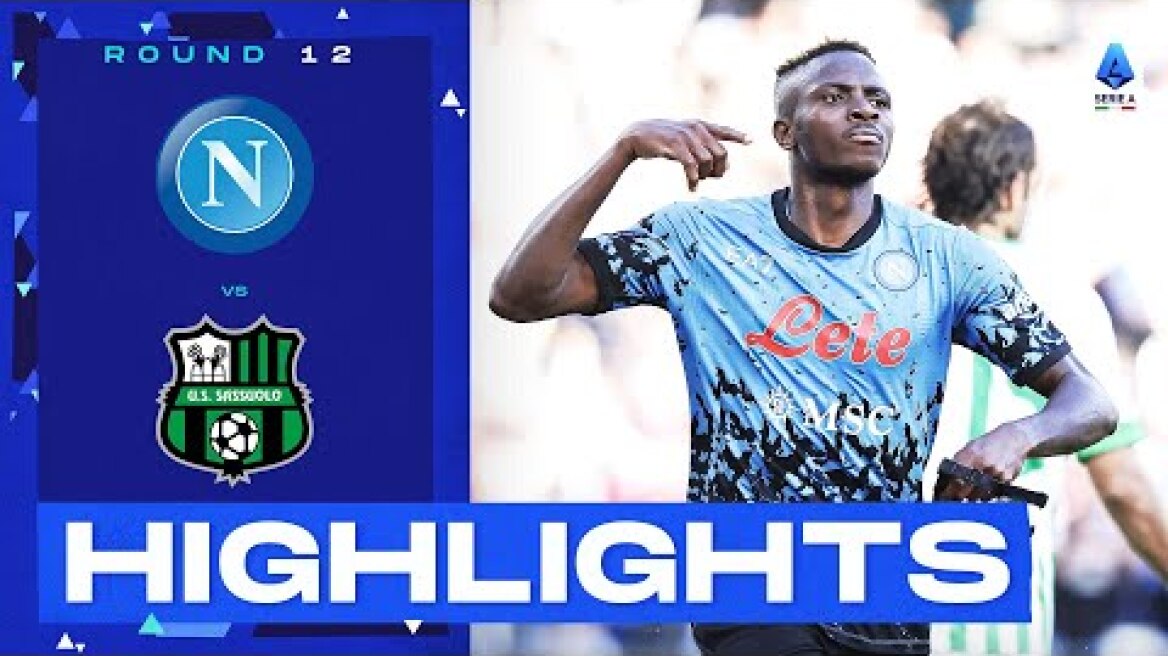 Napoli-Sassuolo 4-0 | Napoli are unplayable! Goals & Highlights | Serie A 2022/23