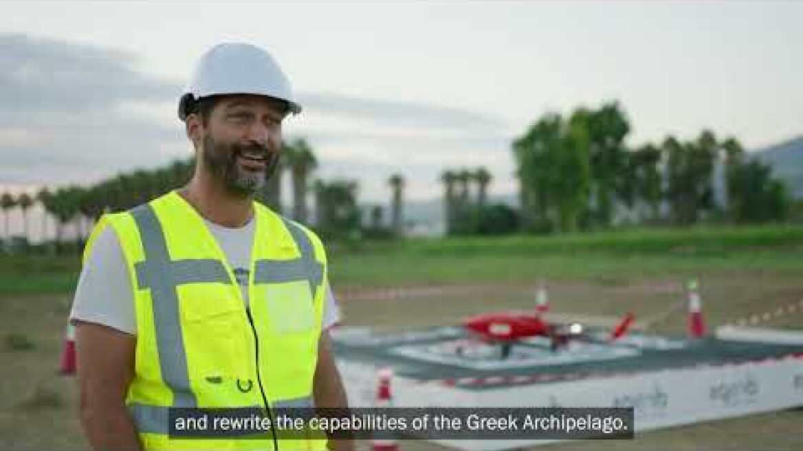 Pilot UAV flight from Kos to Pserimos
