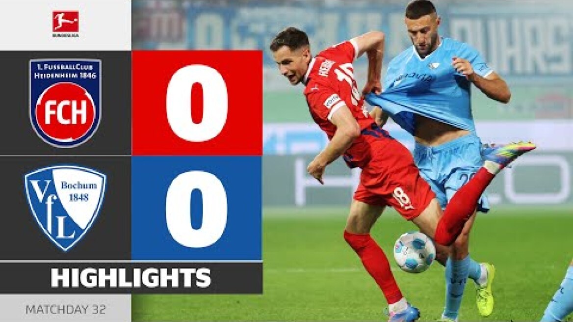 Relegation Thriller! | HEIDENHEIM - VFL BOCHUM | Highlights | Matchday 32 – Bundesliga 2024/25