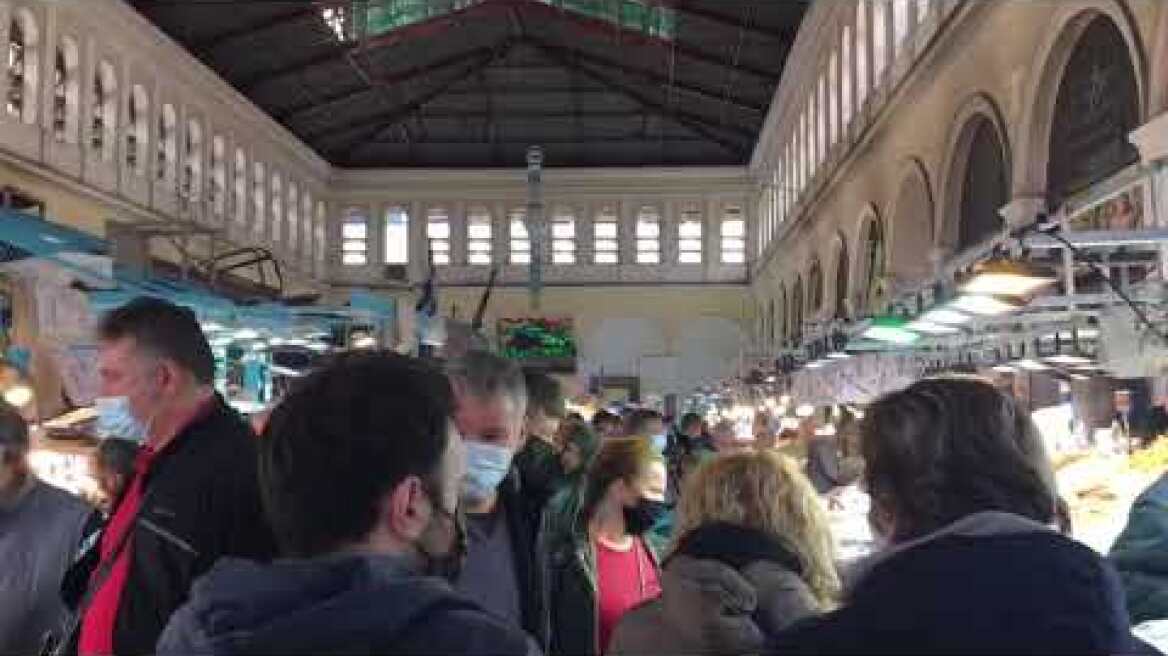 Αυξημένη κίνηση στη Βαρβάκειο