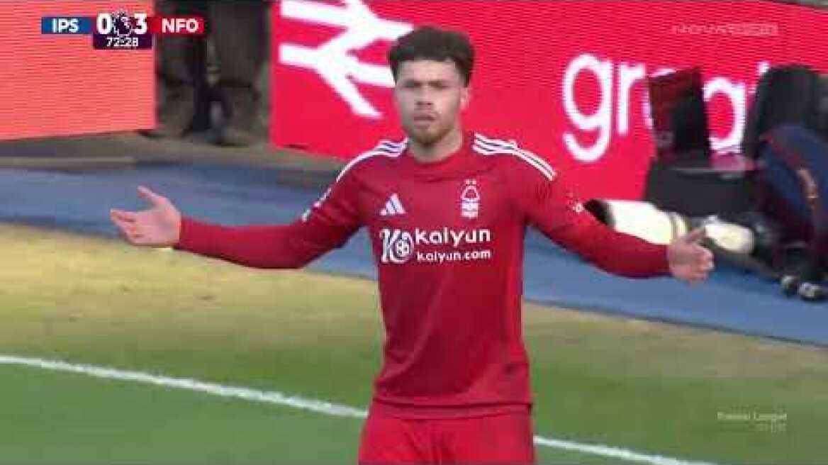 Ίπσουιτς - Νότιγχαμ Φόρεστ: 2-4 (MD 29, 15/03/2025)