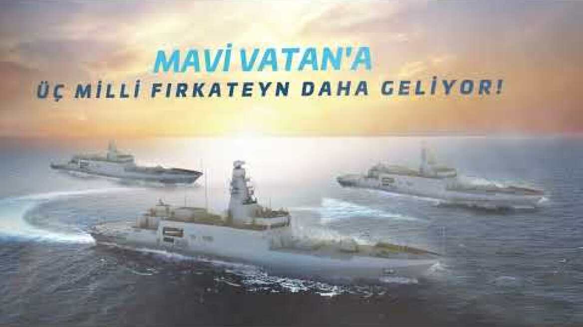 Mavi Vatan'a 3 Yeni Fırkateyn Geliyor! 6-7-8. MİLGEM'lerin İmzaları Atıldı!