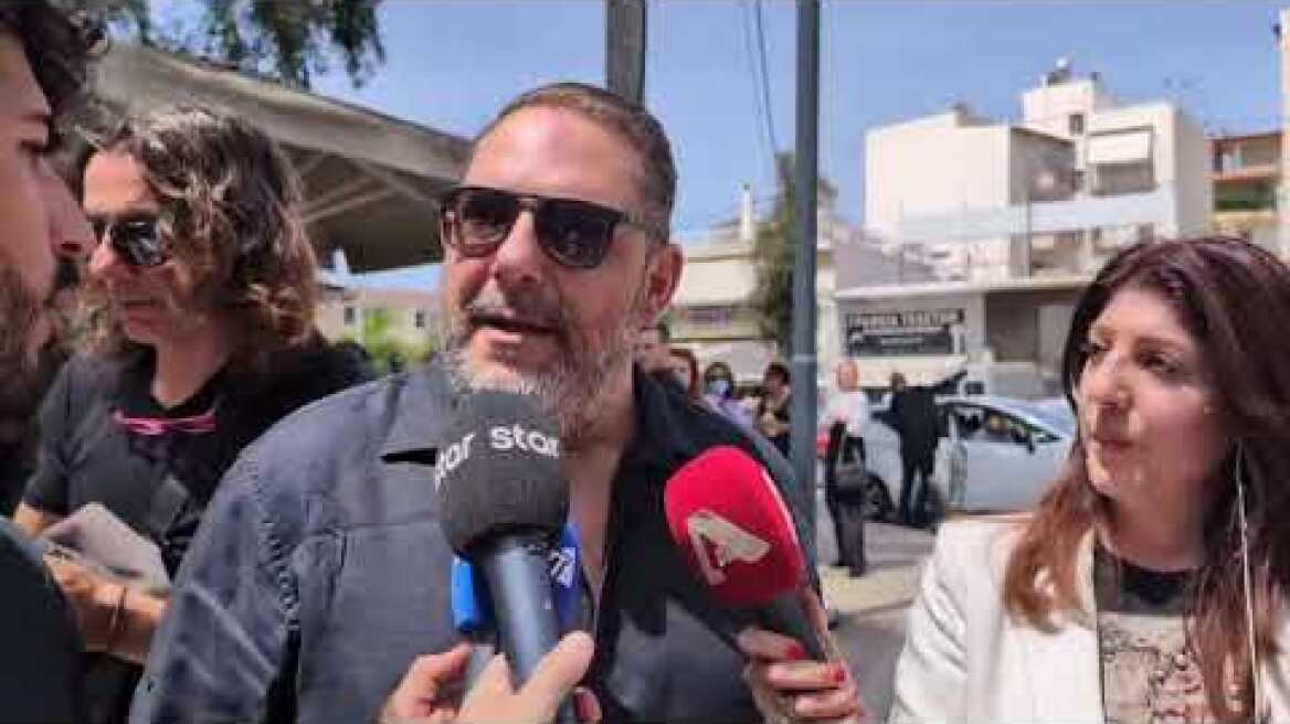 Κηδεία Αχιλλέα Θεοφίλου: Στέλιος Διονυσίου