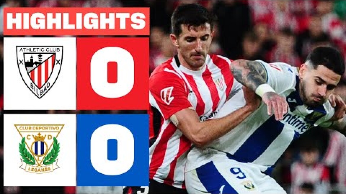 ATHLETIC CLUB 0 - 0 CD LEGANÉS I RESUMEN LALIGA EA SPORTS