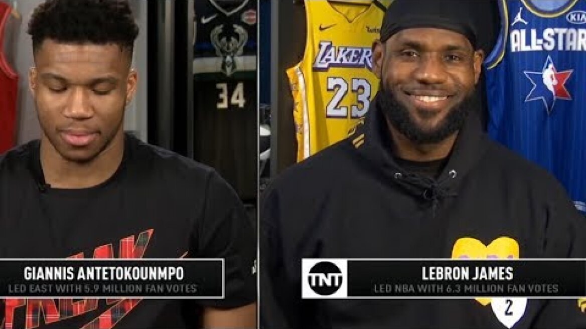 LeBron James & Giannis talk about All-Star 2020 | Inside The NBA