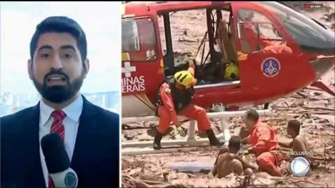Barragem de rejeitos da Vale se rompe e causa destruição em Brumadinho (MG) 25/01/2019