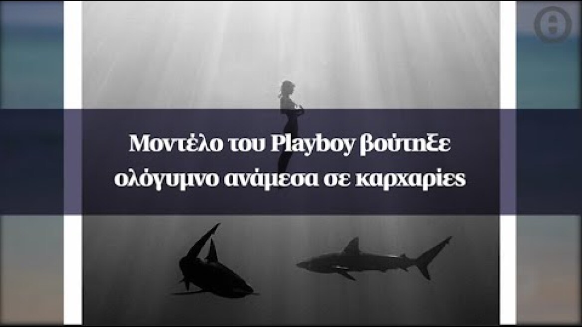 Μοντέλο του Playboy βούτηξε ολόγυμνο ανάμεσα σε καρχαρίες