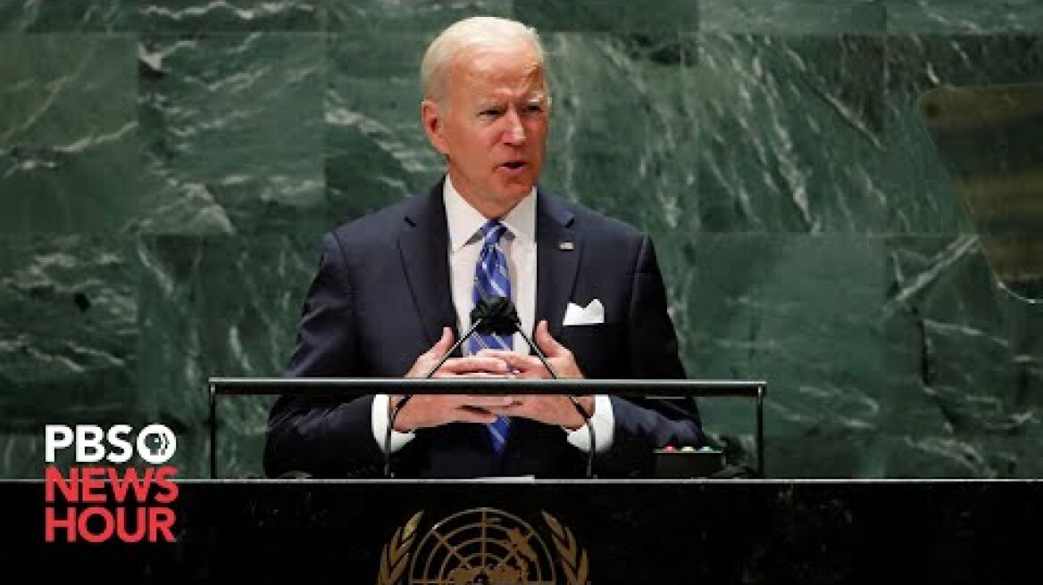 WATCH LIVE: President Biden addresses the 2022 United Nations General Assembly