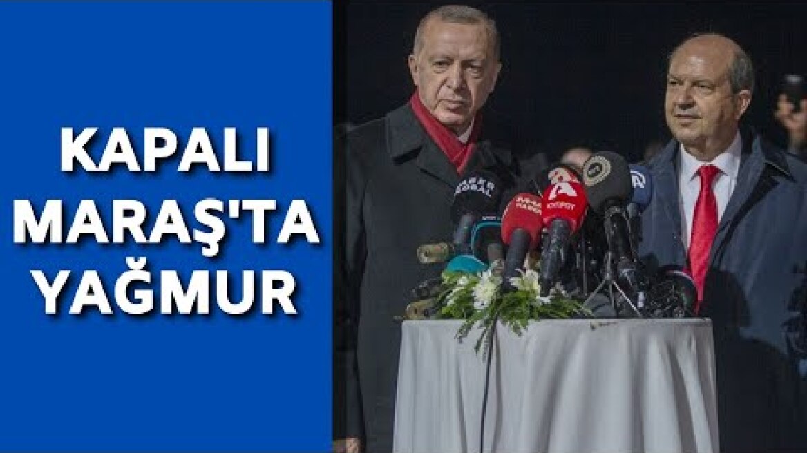Erdoğan ve Bahçeli'nin Maraş pikniğine yağmur engeli