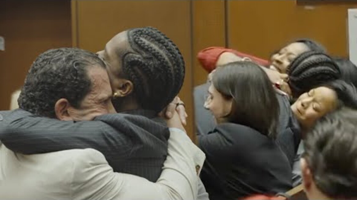 A$AP Rocky Jumps into Rihanna’s Arms as NOT GUILTY Verdict Delivered