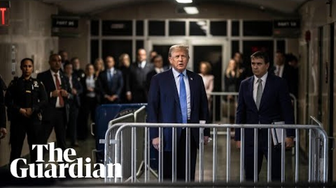 'It's very cold in there': Trump wishes Melania happy birthday from 'freezing' courthouse