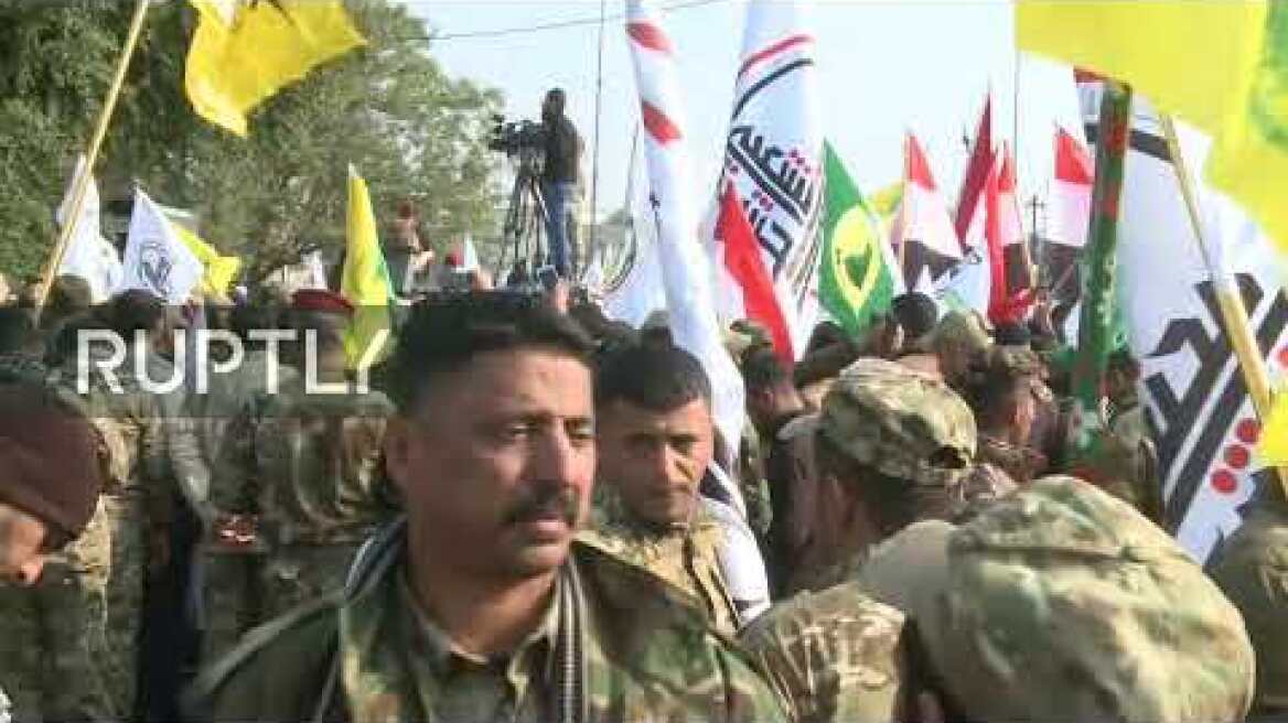 LIVE: Funeral for Soleimani and Al-Muhandis in Baghdad