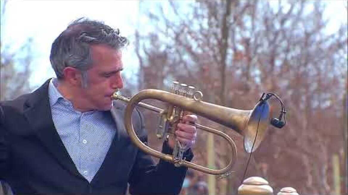 Bergamo, inaugurazione del Bosco della Memoria in ricordo delle vittime dell'epidemia da Coronavirus