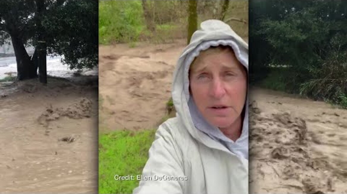 Ellen DeGeneres documents Montecito flooding 5 year's after mudslide killed 23