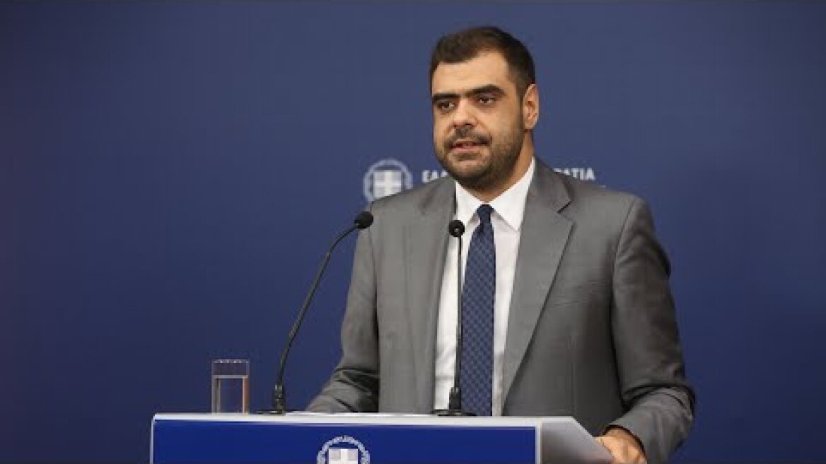 Eνημέρωση πολιτικών συντακτών από τον Κυβερνητικό Εκπρόσωπο Παύλο Μαρινάκη