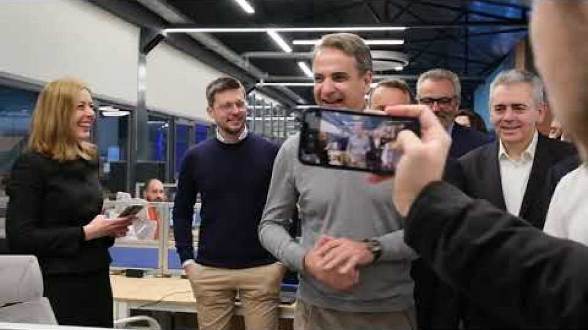 Βίντεο από πρώτους σταθμούς του Πρωθυπουργού στο πλαίσιο της επίσκεψής του στην περιοχή της Λάρισας