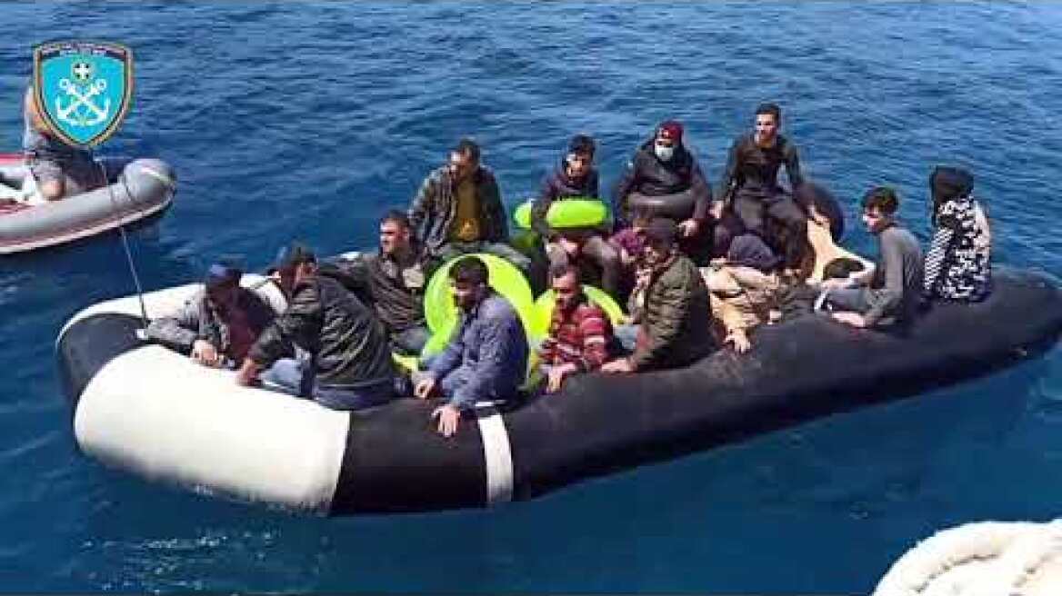 Επιχείρηση έρευνας και διάσωσης είκοσι αλλοδαπών στη θαλάσσια περιοχή ανατολικά της Ρόδου