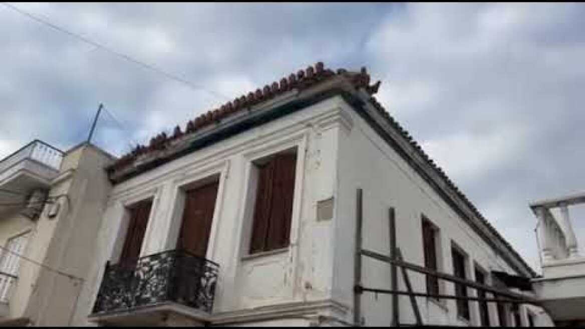 Ψαχνά Εύβοιας μετά τον σεισμό (28/12)