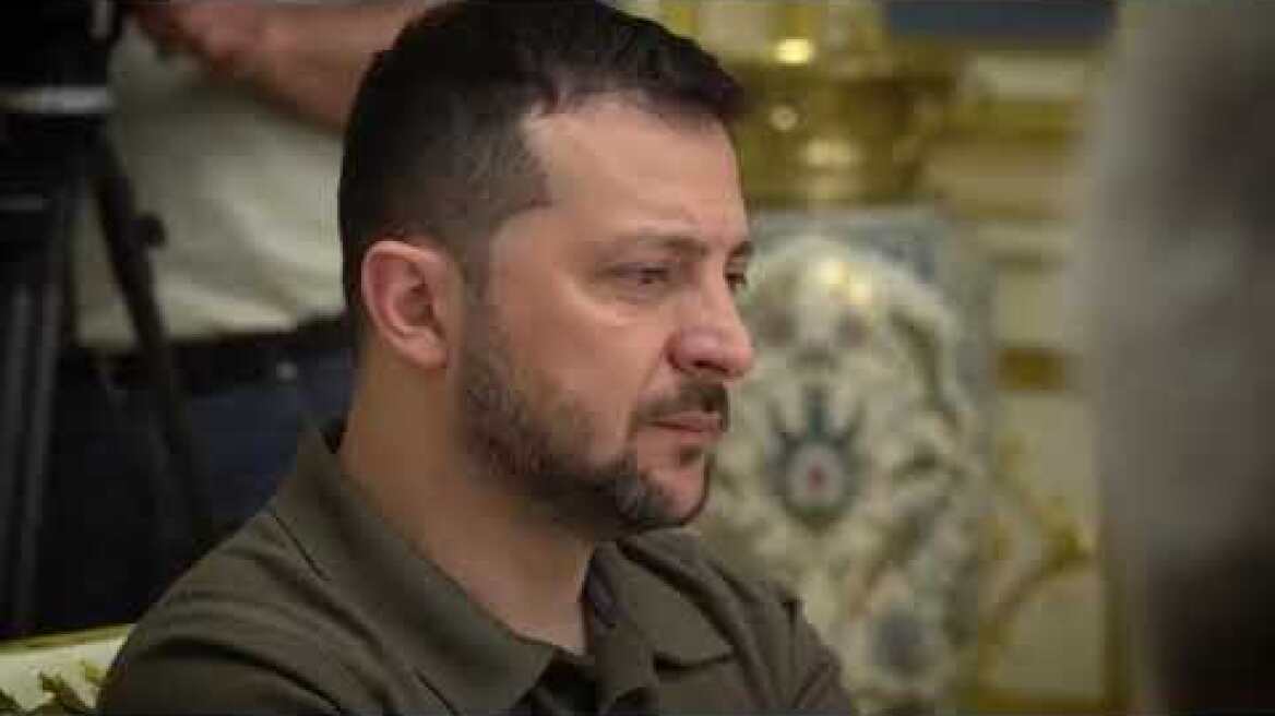 Зеленський зустрівся із спеціальним представником Папи Римського Франциска кардиналом Маттео Дзуппі