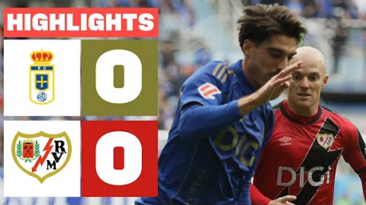 REAL OVIEDO 0 - 0 RAYO VALLECANO | RESUMEN LALIGA EA SPORTS