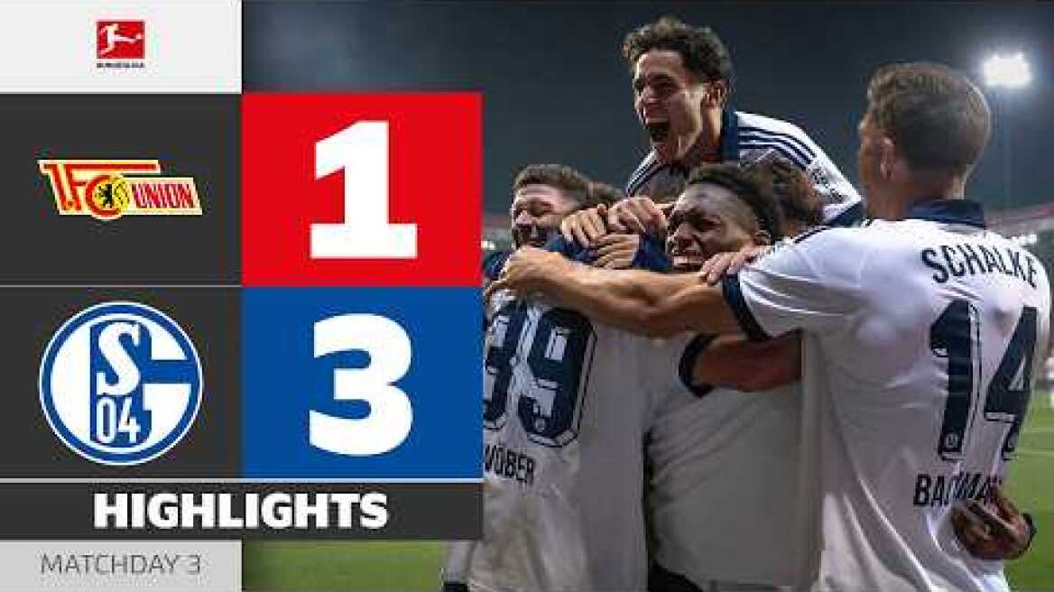 Wonderful Volley from Gosens | UNION BERLIN - SCHALKE 04 | Highlights | Matchday 3 – Bundesliga