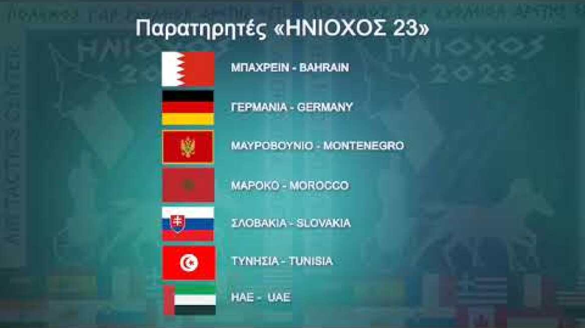 Έναρξη Ασκήσεων «ΗΝΙΟΧΟΣ 23» και «ΩΡΙΩΝ 23»