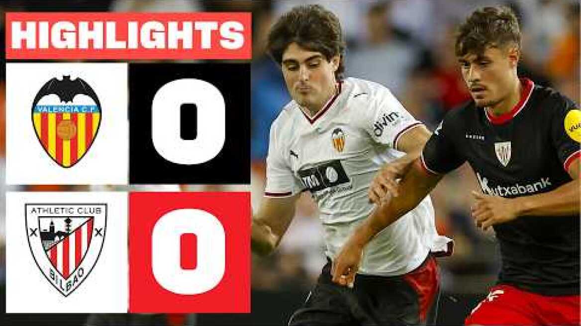 VALENCIA CF 0 - 0 ATHLETIC CLUB | RESUMEN LALIGA EA SPORTS