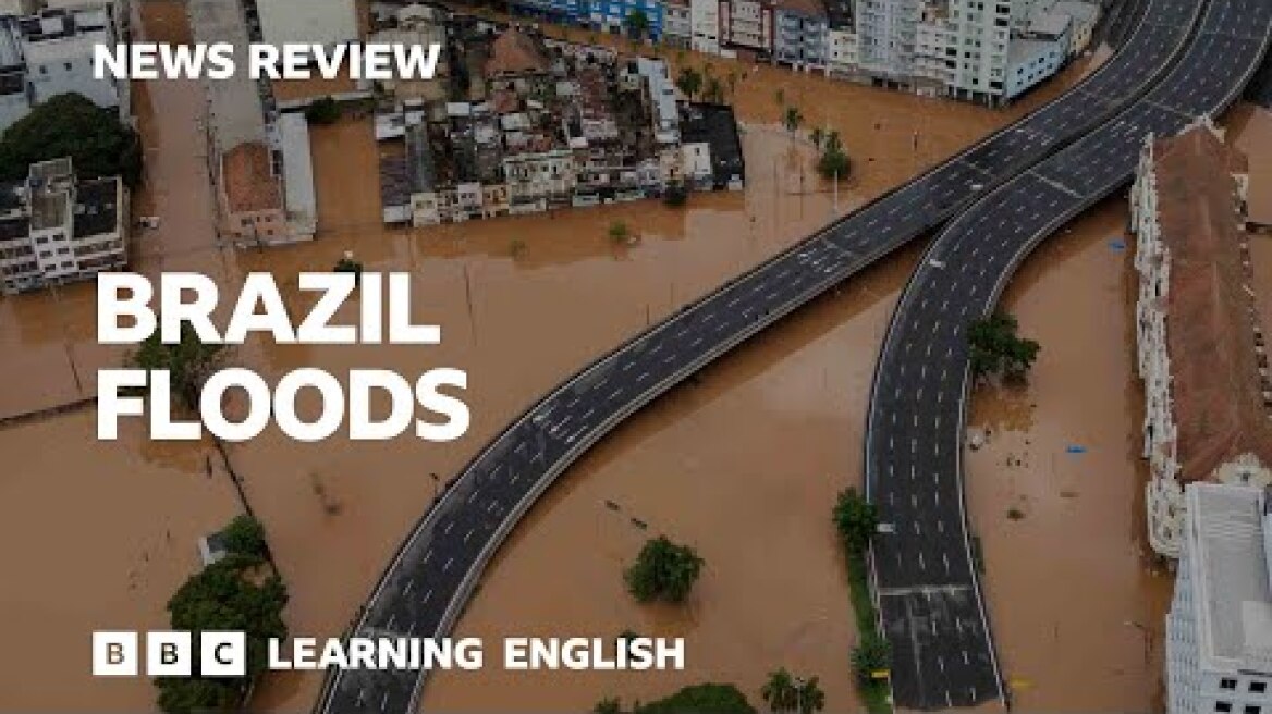 Brazil floods: BBC News Review