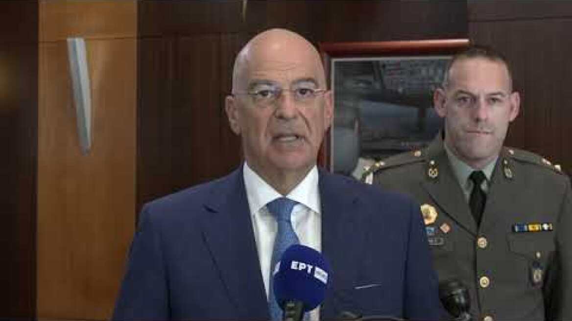 Statement of N. Dendia in ERT by Beirut, after completing the meetings in Lebanon