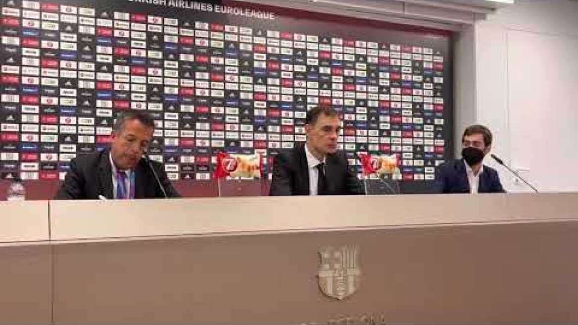 Οι δηλώσεις του Μπαρτζώκα μετά το ματς με την Μπαρτσελόνα (13/10/21)