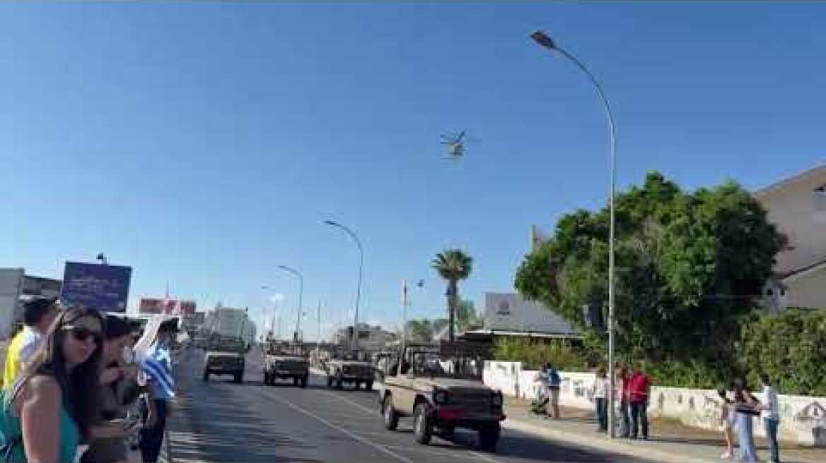 Στον ουρανό της Λευκωσίας τα νέα ελικόπτερα Η145Μ της Εθνικής Φρουράς