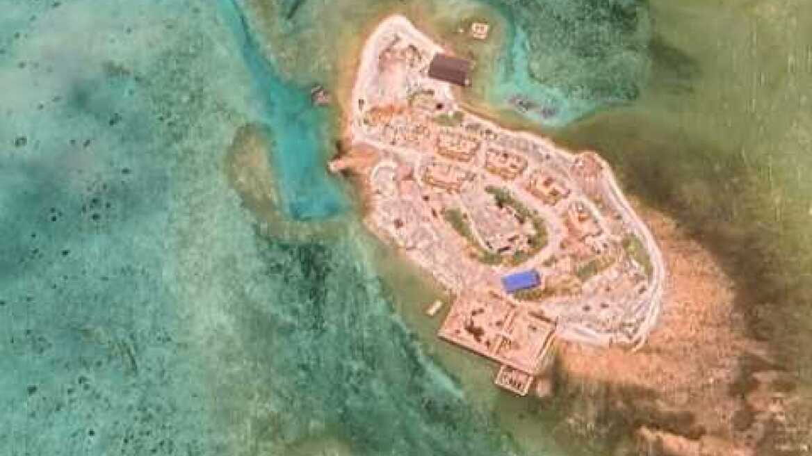 China Expands Military Base on Antelope Reef in South China Sea