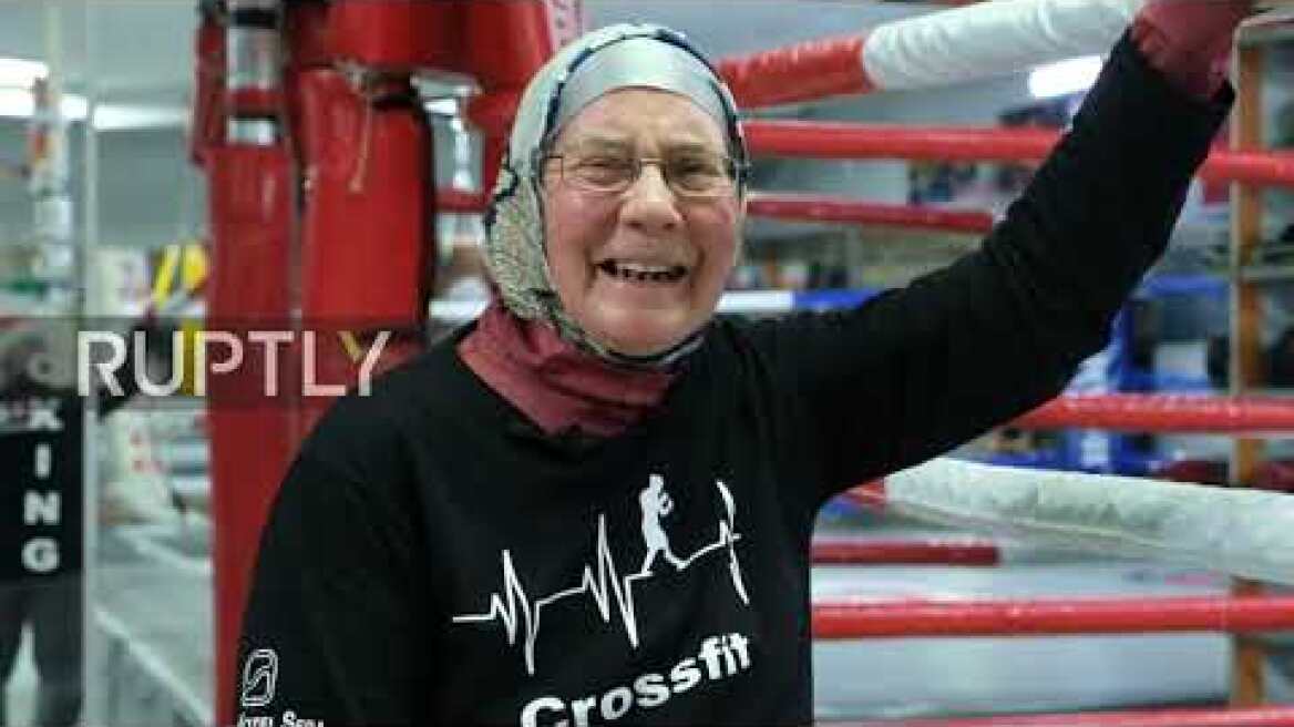 Muhammad Aunty! 74-year-old grandma in Turkey beats Parkinson's in the boxing ring