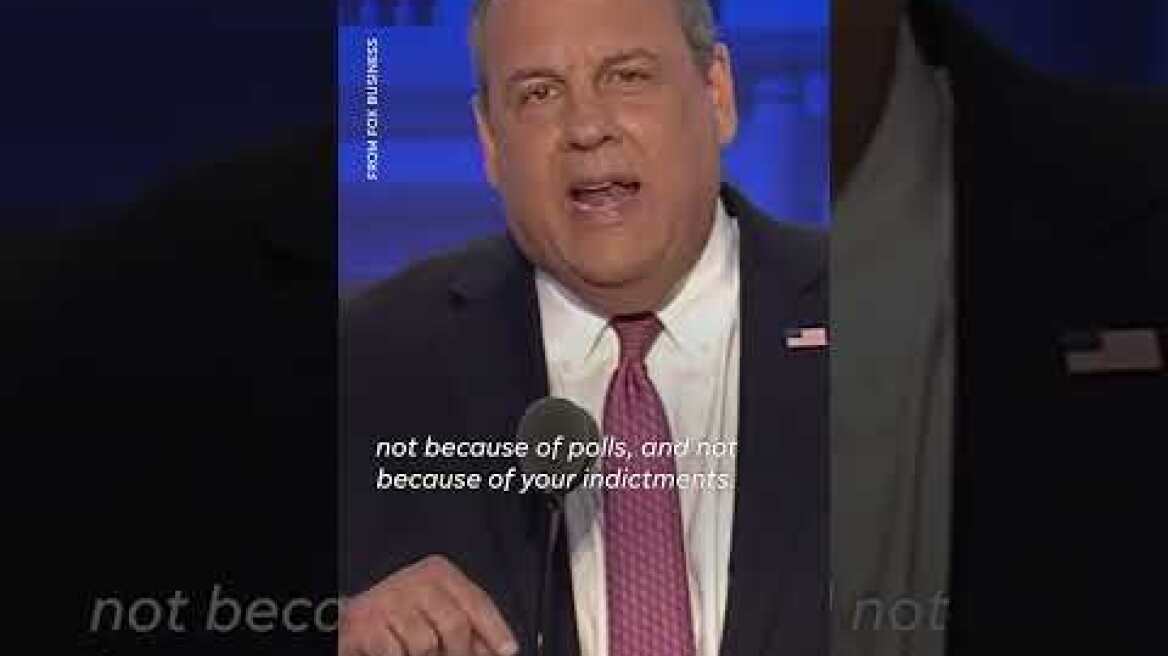 Trump called 'Donald Duck' by Chris Christie during second GOP debate #Shorts