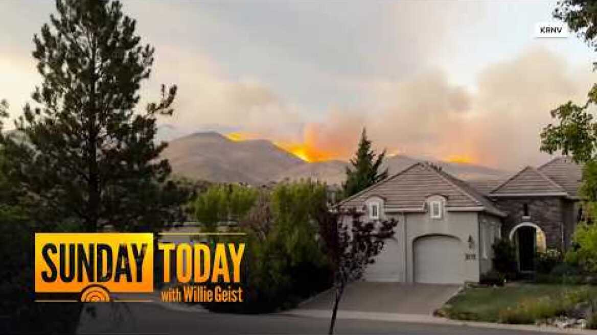 Nevada Gov. Declares State of Emergency as Hawk Fire Spreads