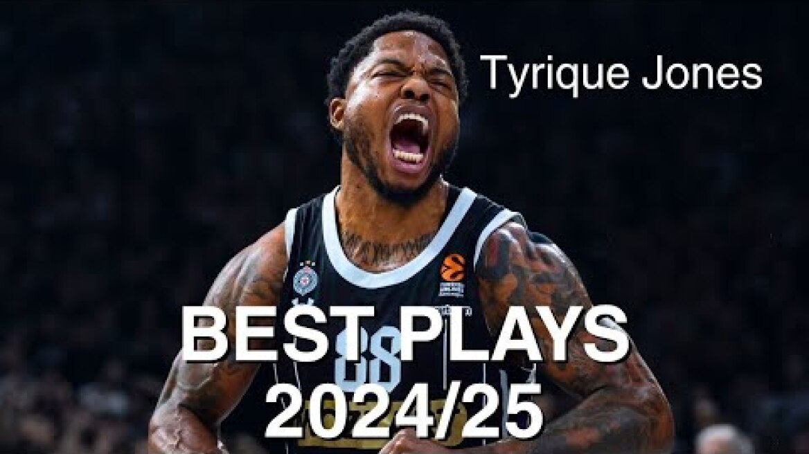 Tyrique Jones | EuroLeague Highlights 2024/25 | Partizan Mozzart Bet
