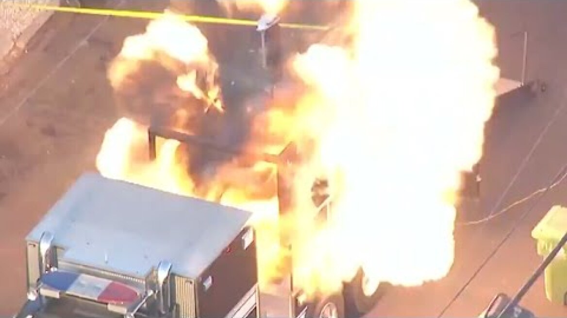 Video | Los Angeles explosion | Blast rocks neighborhood after illegal fireworks seized