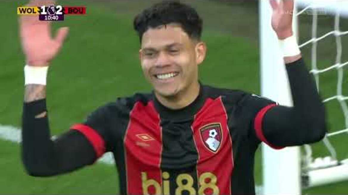 Γουλβς - Μπόρνμουθ: 2-4 (MD 13, 30/11/24)