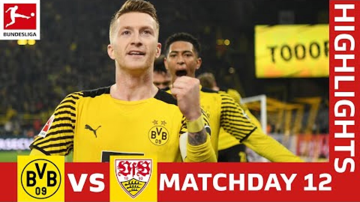 All goals & highlights | Borussia Dortmund - Stuttgart | Vòng 12 Bundesliga 2021/2022