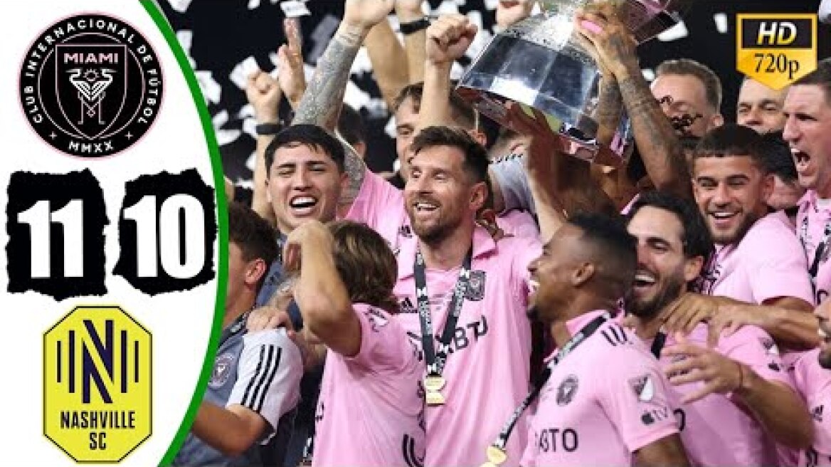 Inter Miami vs Nashville 1-1 Penalty 10-9 Hіghlіghts & Goals | Leagues Cup FINAL 2023