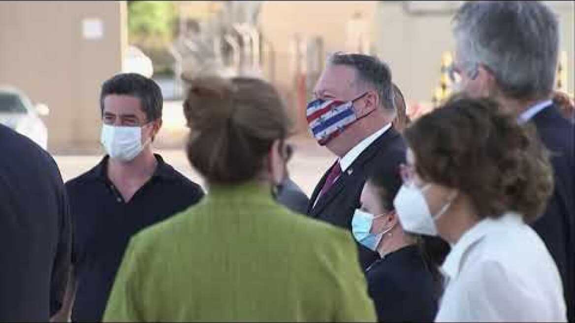 Ο Πομπέο αναχωρεί από την Κρήτη