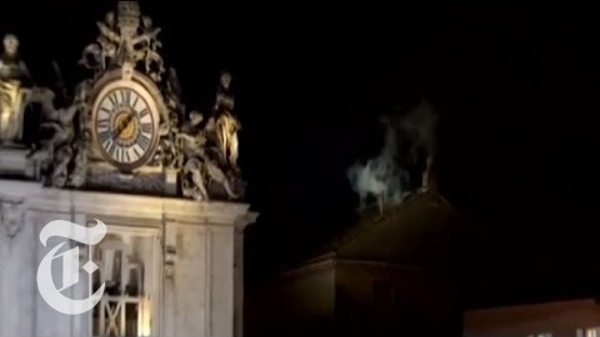 Conclave 2013 | New Pope White Smoke Seen at Vatican in Rome | The New York Times