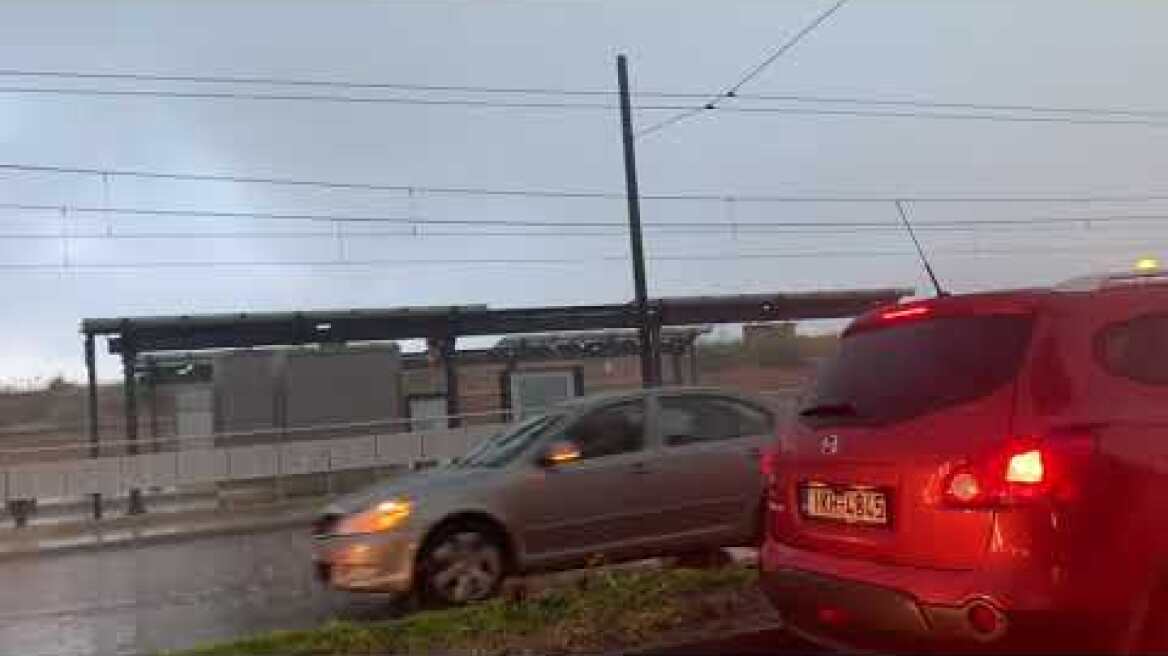 Βίντεο καταιγίδα Αθήνα