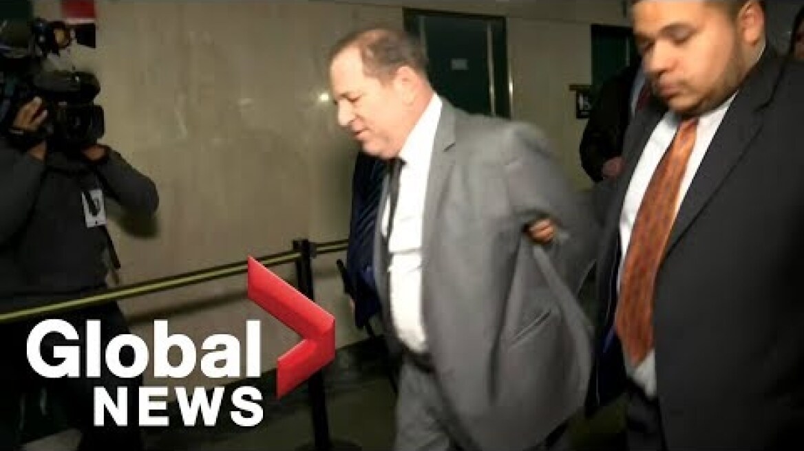 Harvey Weinstein limps into New York City courthouse for pretrial hearing